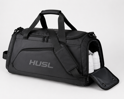 HUSL XL Hybrid Bag shoe compartment view